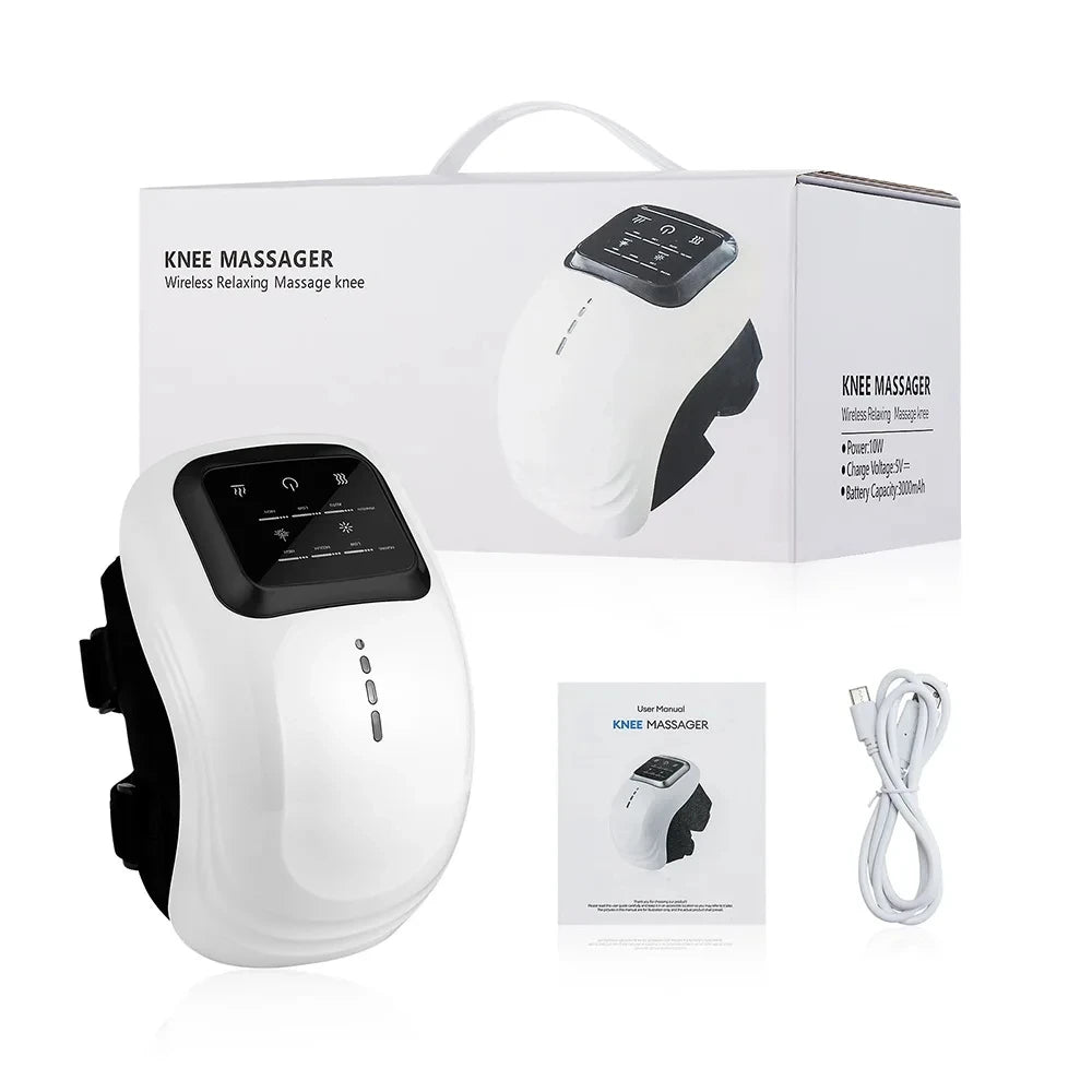 3-in-1 Cordless Knee Massager & Heat Therapy Braces