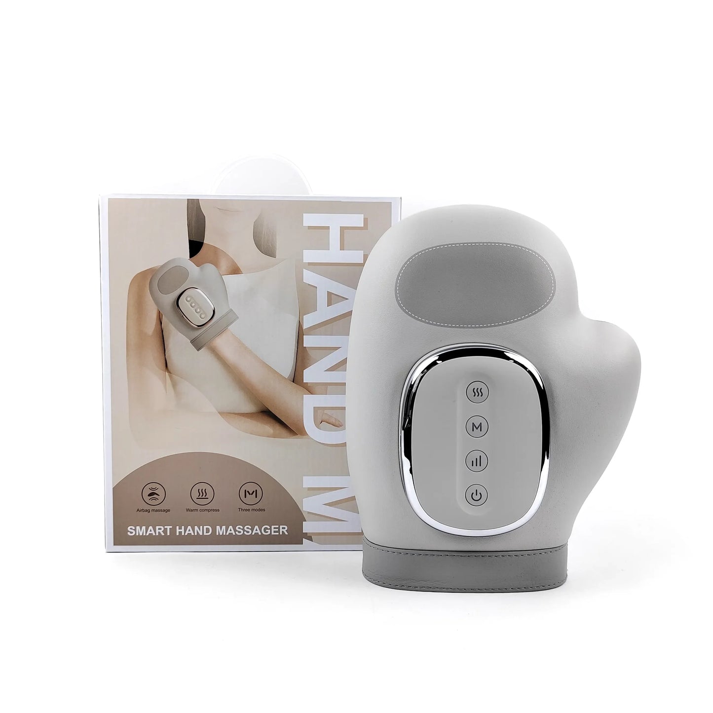 Heated Electric Hand & Finger Massager for Pain Relief
