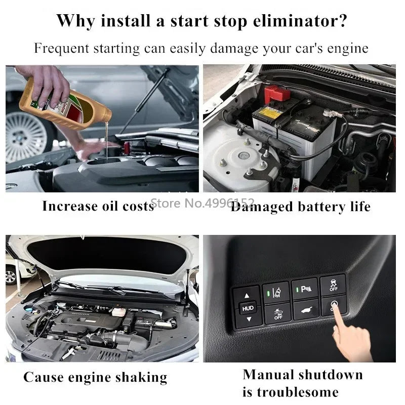 For Seat Arona 2017-2024 Car Auto Start & Stop Canceller Automatic Stop Start Engine Eliminato Disable Cable