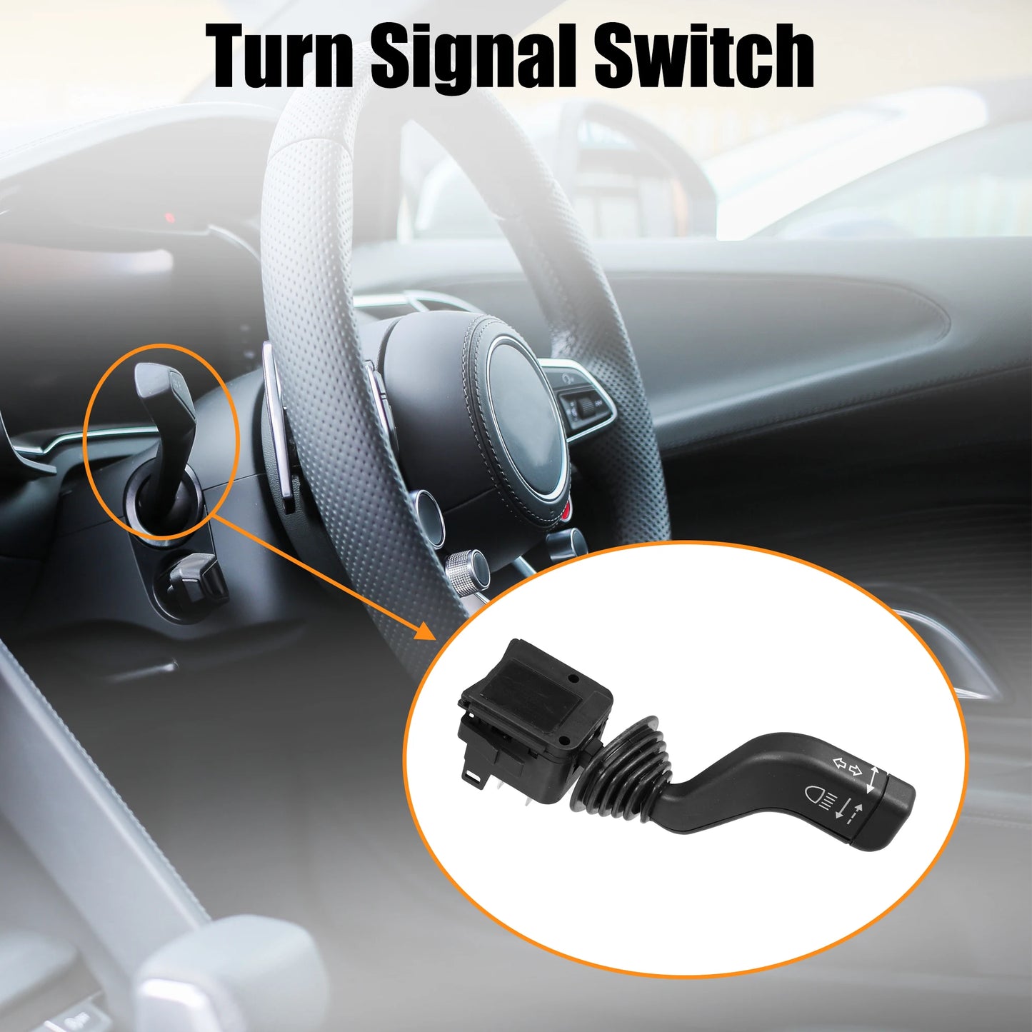 X Autohaux Car Steering Column Turn Signal Control Switch 9181010 for VAUXHALL for OPEL for Astra Vectra Combo Tigra 1988-2001