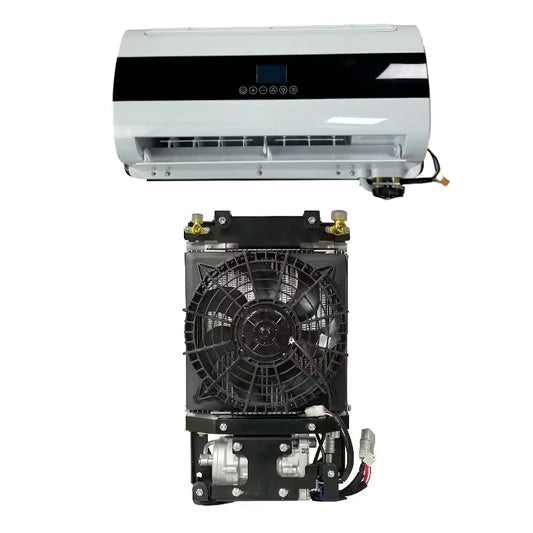 Remote Control Auto Portable Widely Application 12v 24 Volt Car Air Conditioner For Diesel Generator Truck New Energy Vehicle RV