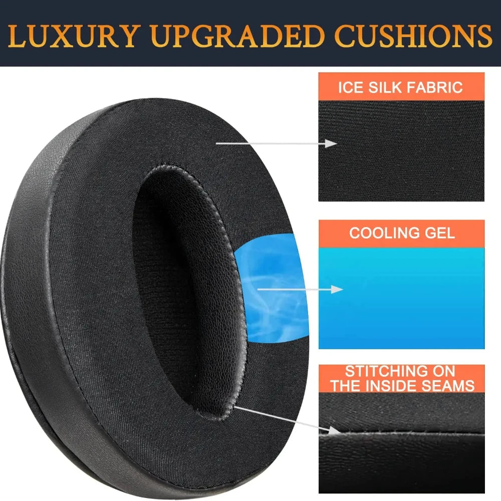 Cooling-Gel Ear Pads For HD4.50 HD4.50BT HD 4.50BTNC HD4.50SE HD4.40BT HD4.30G HD4.20S HD458BT HD450 HD 450BT HD400S