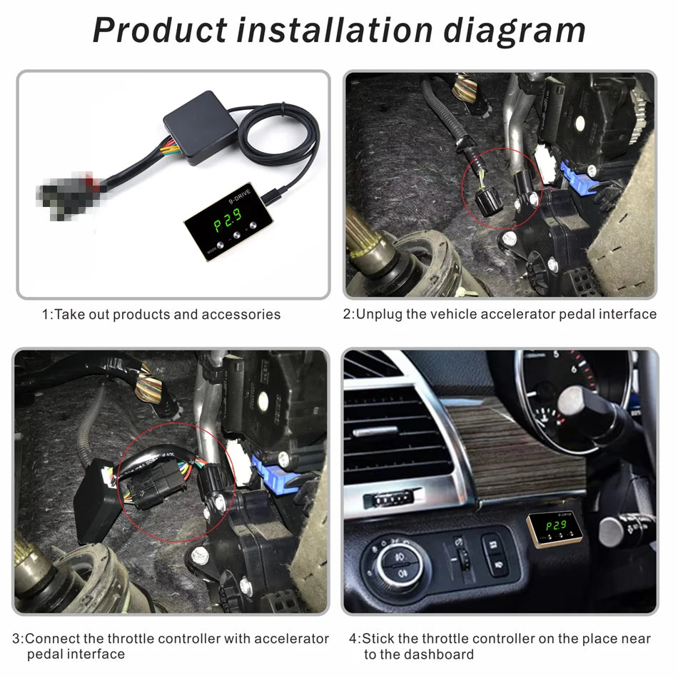 Auto Pedal Strong Booster Accelerator Car Electronic Throttle Controller Pedal Commander Accelerator for AUDI Q5 2009-