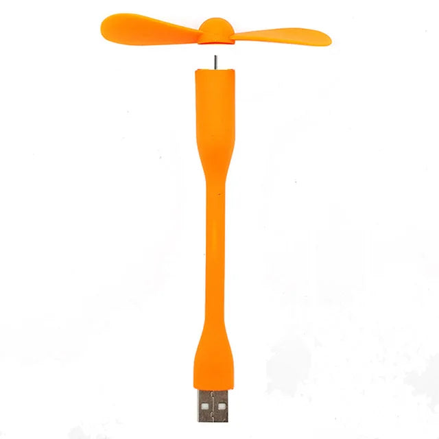 USB Cooling Fan Electronic Gadget Ventilador Led Usb Mini Ventilator Portable Flexible Cooler Suitable For Laptop Smartphone