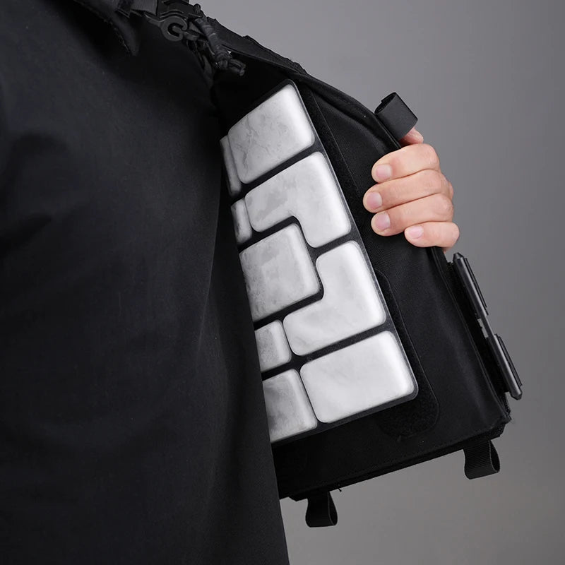Tactical Vest Cooling Pad – Outdoor Work Heatstroke Prevention and Cooling Device Refrigerated Ice Pack, Summer Physical Coolin