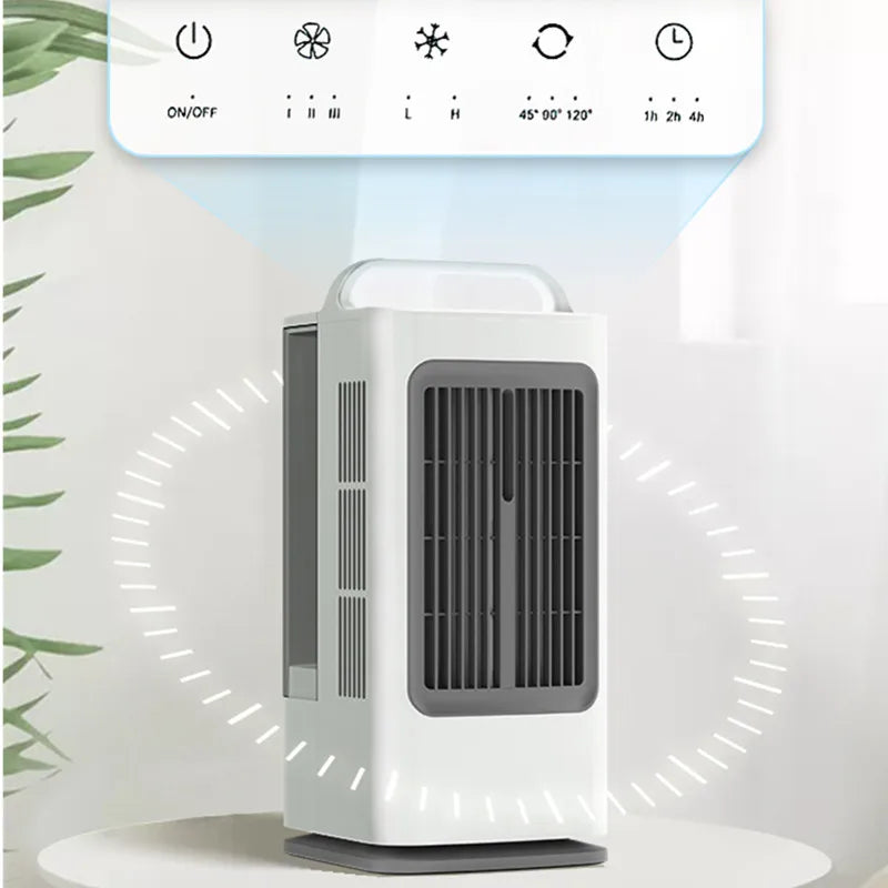 2026 Portable Air Conditioner Fan Smart Touch Control Timer Multi-Functional Air Cooler for Home Office Use
