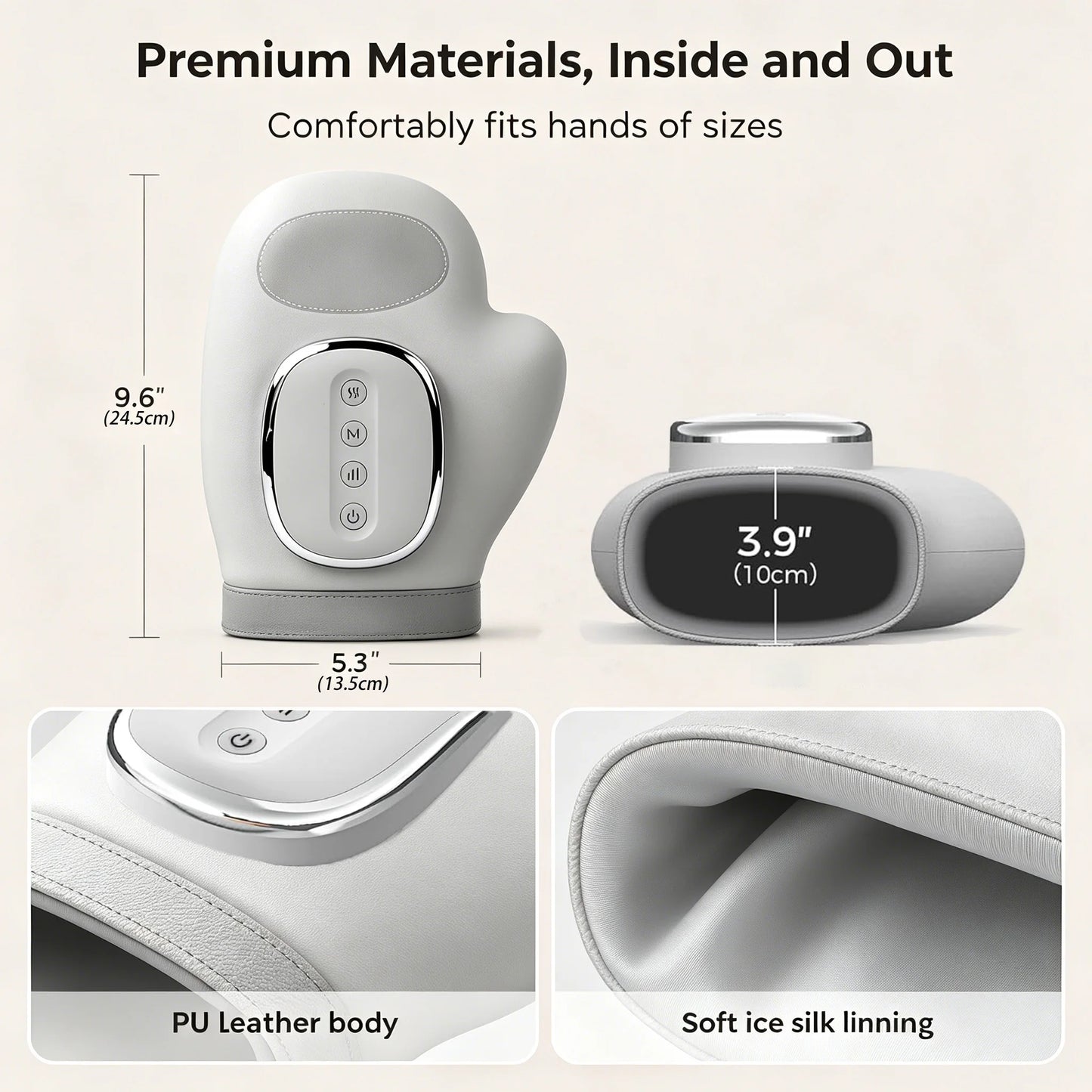 : Premium Electric Wireless Hand Massager with Heat (Gift Box Edition)