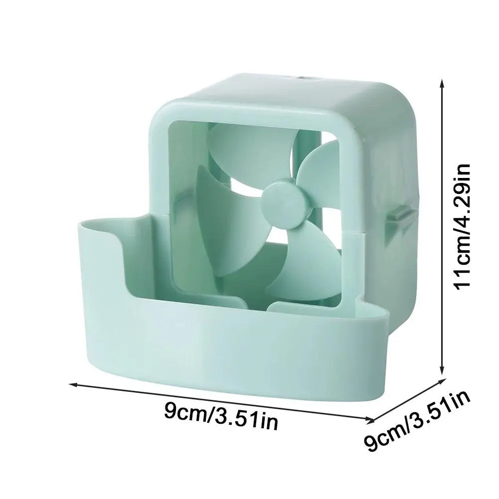 Electric Hanging Cooling Fan with 4 Ice Cups Mist Cooling Adapter Hangable Ice Holder Floor Fan for Household Rapid Cooling