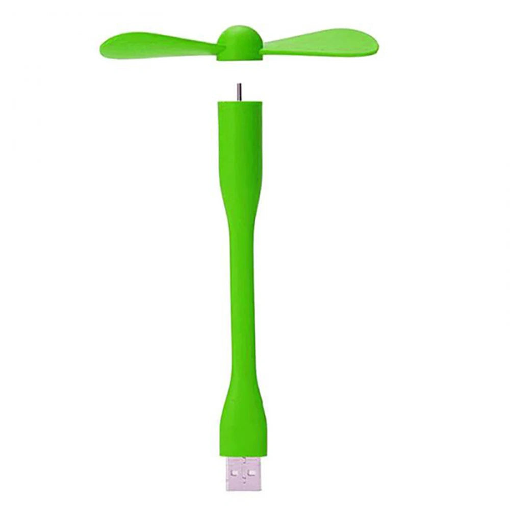 USB Cooling Fan Electronic Gadget Ventilador Led Usb Mini Ventilator Portable Flexible Cooler Suitable For Laptop Smartphone
