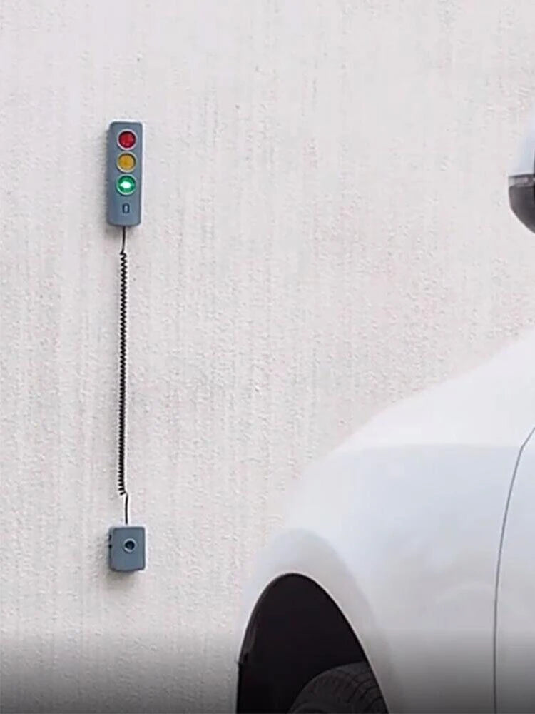 Auto Parking System Anti Collision Distance Stop Aid with Three Colors Light Parking Warning Alarm Adjustable Battery Operated