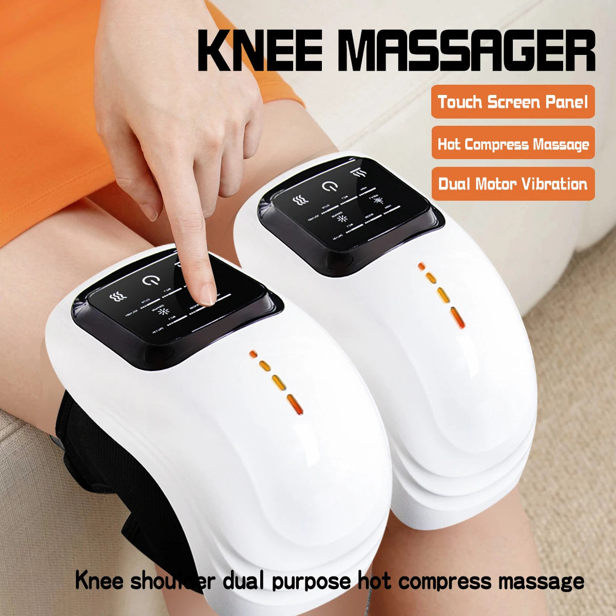 Smart Knee & Shoulder Massager with Thermal Compress