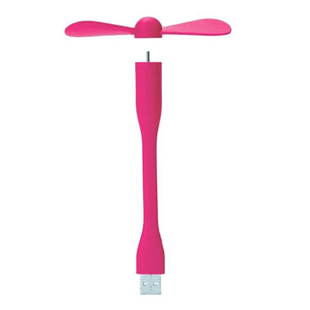 USB Cooling Fan Electronic Gadget Ventilador Led Usb Mini Ventilator Portable Flexible Cooler Suitable For Laptop Smartphone