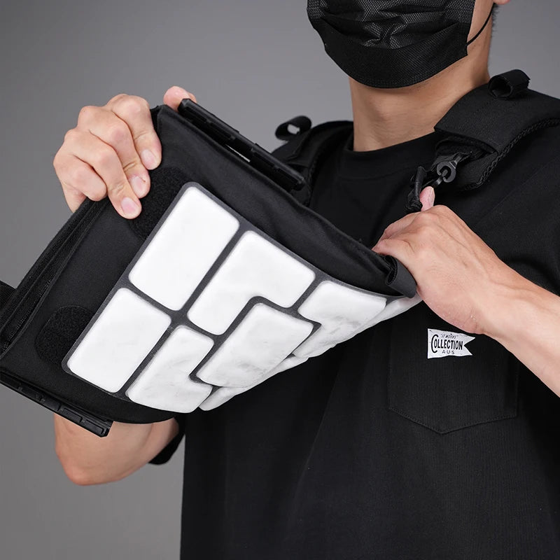 Tactical Vest Cooling Pad – Outdoor Work Heatstroke Prevention and Cooling Device Refrigerated Ice Pack, Summer Physical Coolin