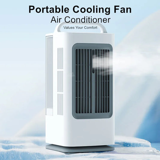 2026 Portable Air Conditioner Fan Smart Touch Control Timer Multi-Functional Air Cooler for Home Office Use