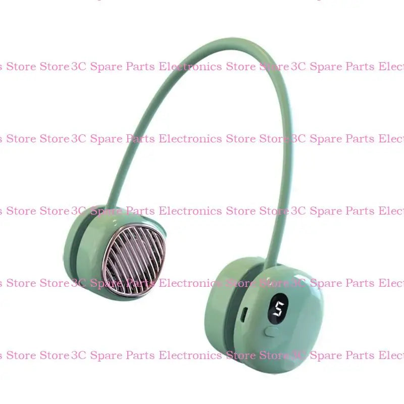 Portable Neck Fan with 5 Wind Speeds Wearable Cooling Fan Portable Hands-free Neckband Cooler for Summer Outddor