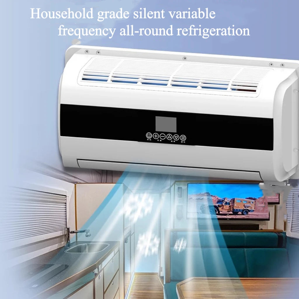 Remote Control Auto Portable Widely Application 12v 24 Volt Car Air Conditioner For Diesel Generator Truck New Energy Vehicle RV