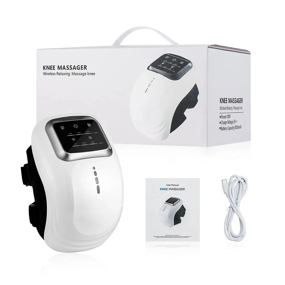 3-in-1 Cordless Knee Massager & Heat Therapy Braces