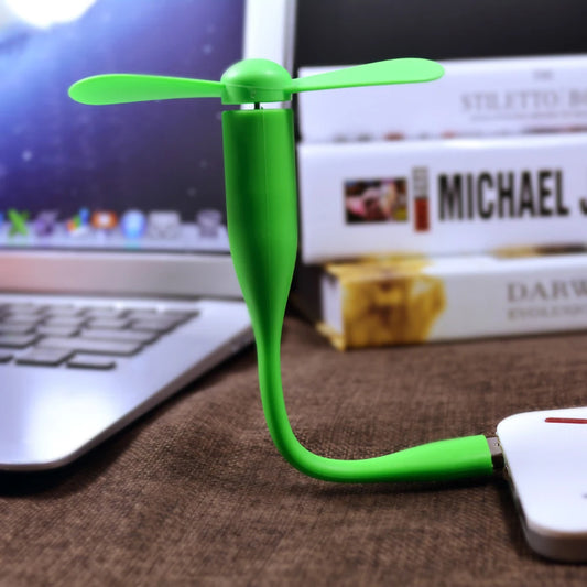 USB Cooling Fan Electronic Gadget Ventilador Led Usb Mini Ventilator Portable Flexible Cooler Suitable For Laptop Smartphone