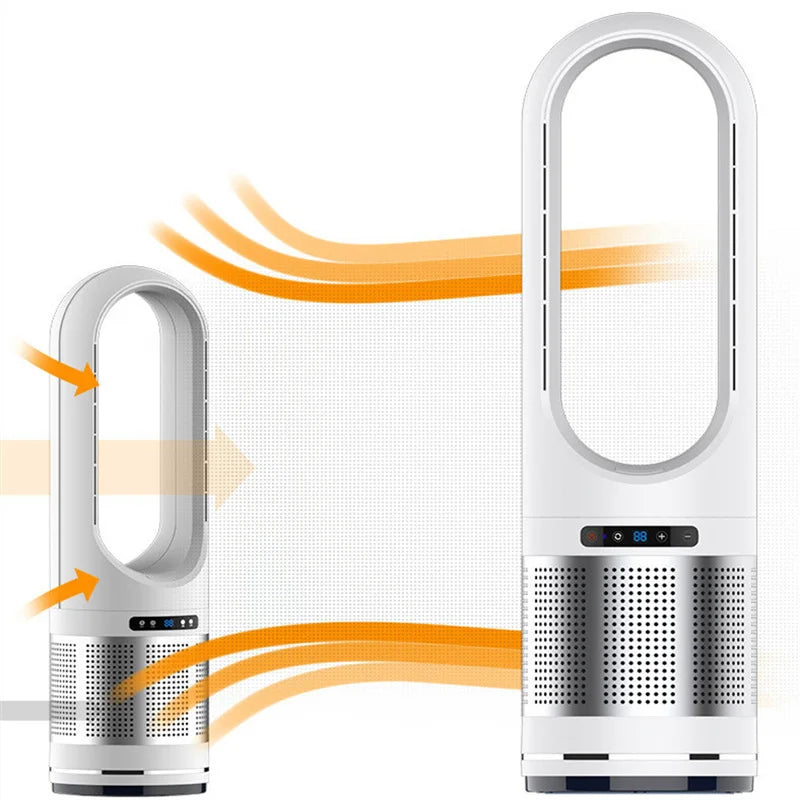 46 Inch Fan Hot And Cold Wind Smart Standing Fans Floor Fan For Home Tower Silent Remote Control Air Circulator Cooling Fan