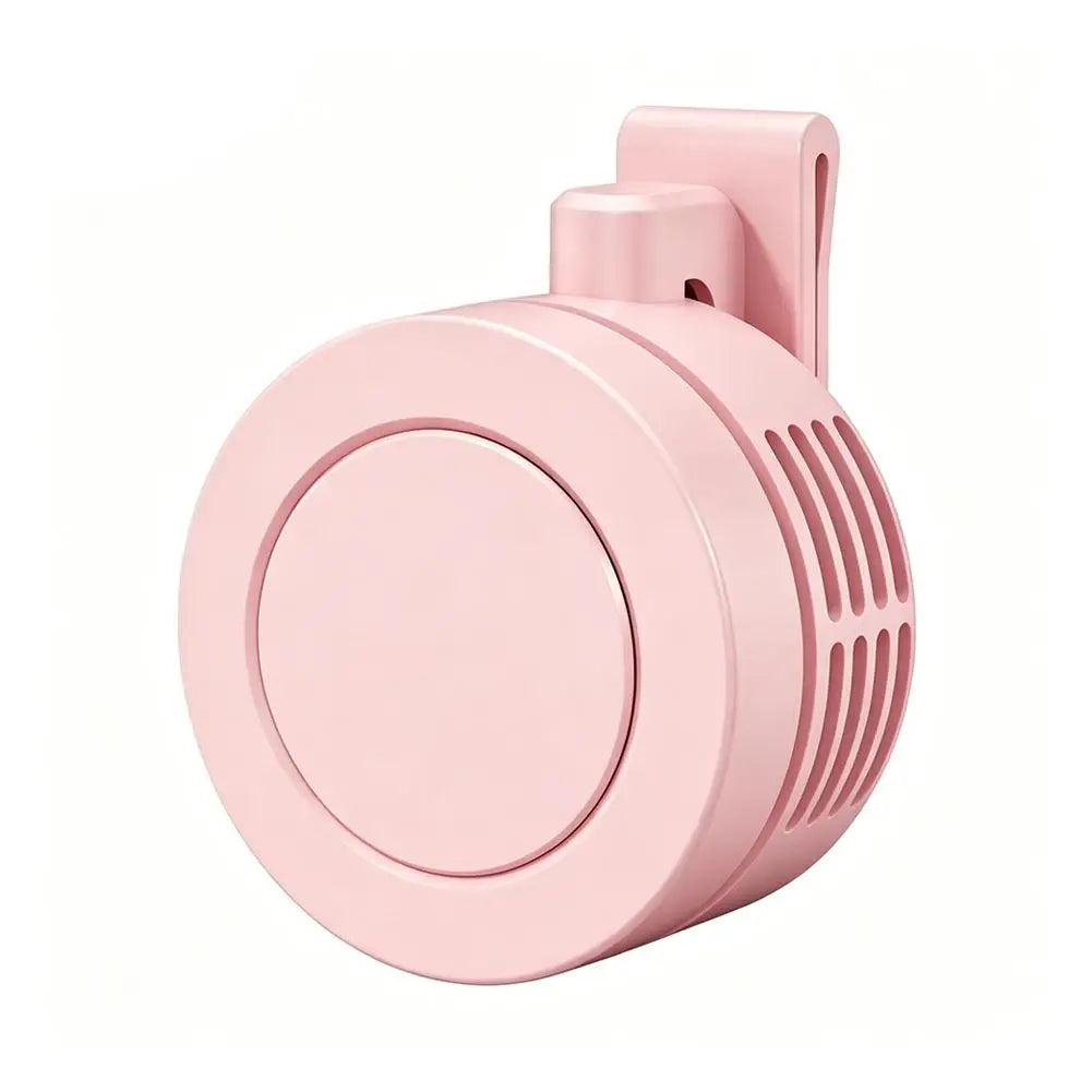 Mini Wearable Waist Fan With Strong Wind For Outdoor Activities Rechargeable Clip-On Waist Fan To Keep Cool In Hot Weather