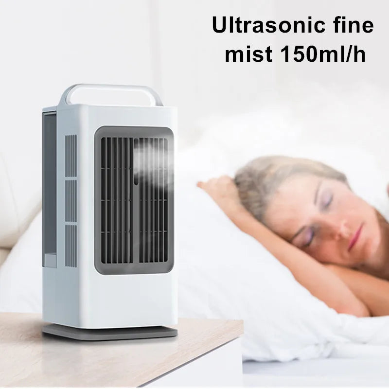 2026 Portable Air Conditioner Fan Smart Touch Control Timer Multi-Functional Air Cooler for Home Office Use