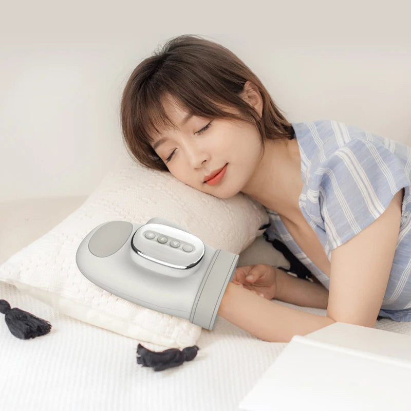 Heated Electric Hand & Finger Massager for Pain Relief