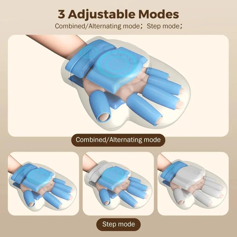Heated Electric Hand & Finger Massager for Pain Relief