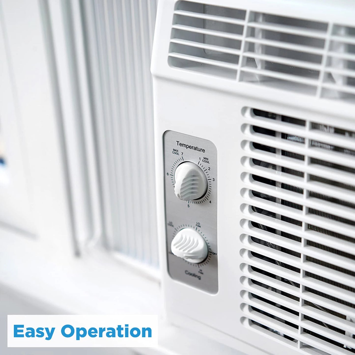 Smart 5000BTU Heat and Cool Mini Window Air Conditioner with Wifi Controls